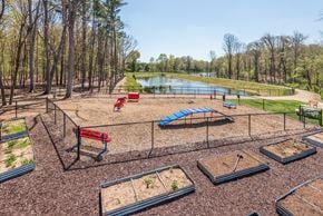 Indian Trail apartment for rent - Fenced dog park with agility equipment at The Everlin at Indian Trail apartments in Indian Trail, NC.
