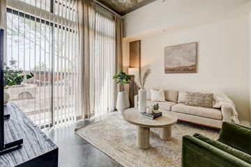 Phoenix apartment for rent - a living room with a couch and a table