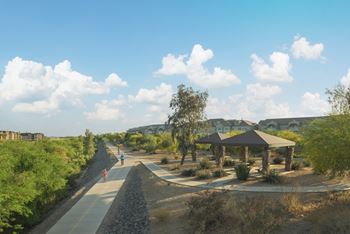 Direct access to new river trail
