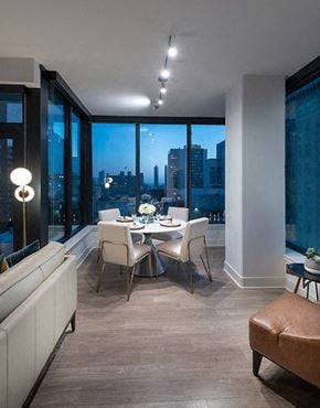 San Diego apartment for rent - Dining room at Stanza Little Italy, California