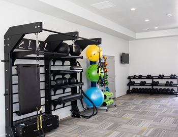 Fitness center with top-tier equipment