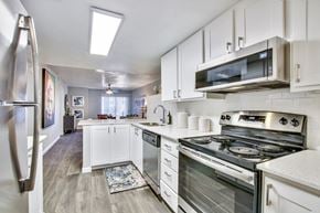 Mesa apartment for rent - Kitchen with White Cabinets at The Julia Apartments, Arizona