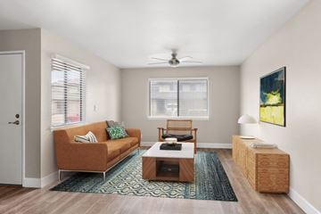 Kapolei apartment for rent - a living room with a couch and a coffee table
