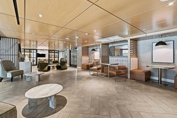 Co-working area with multimedia capabilities & conference room