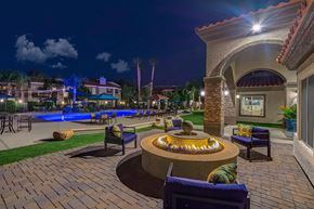 Tucson apartment for rent - Outdoor Living Area Including Bbq'S And Fire Pits at Springs at Continental Ranch, Arizona, 85743