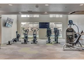 South Salt Lake City apartment for rent - the gym is equipped with cardio machines and weights