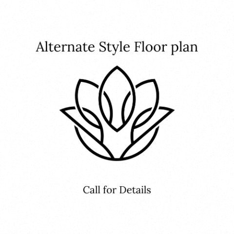 Floor plan for 1 bed, 1 bath, 835 sqft