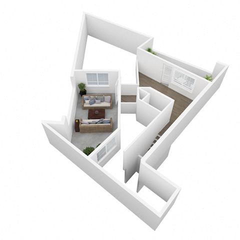 Floor plan for 2 beds, 2 baths, 1479 sqft