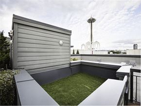 Seattle apartment for rent - Rooftop grass area at Axis, Seattle, WA