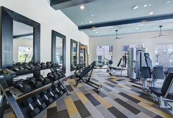 Fully equipped fitness center