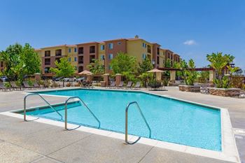 Resort style swimming pool