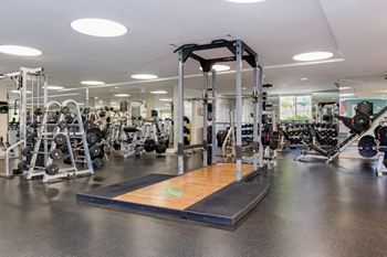 Fully equipped fitness center