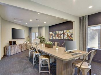 Renovated media room