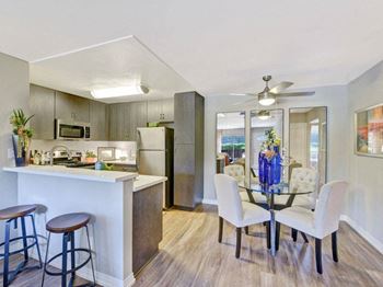 Breakfast bars with quartz countertops
