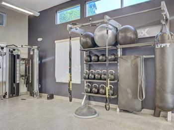 High-tech fitness center