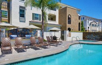Resort style pool area 