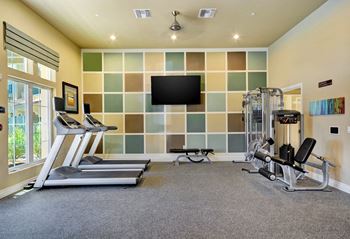 High-tech fitness center