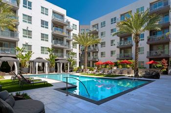 Resort style swimming pool