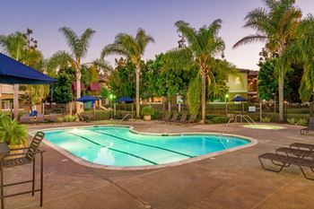 Swimming pool and relaxing area