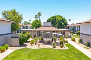 Mesa apartment for rent - Outdoor Walkway at Westmount at Urban Trails Apartments, Arizona, 85202