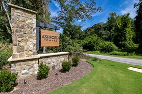Fuquay-Varina townhouse for rent - Sign at Ashford Townes Apartments, Fuquay-Varina