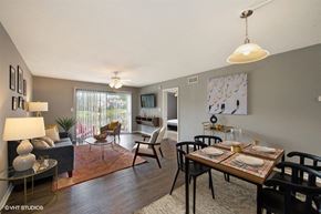 Indianapolis apartment for rent - the preserve at ballantyne commons living room and dining room