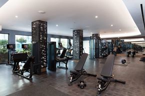 Milpitas apartment for rent - a gym with a large amount of chairs and exercise equipment