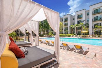 Poolside cabana