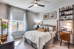 Austin apartment for rent - Bedroom With Ceiling Fan at Trailhead, Austin, 78721