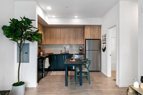Gresham apartment for rent - a kitchen and dining room with a table and chairs