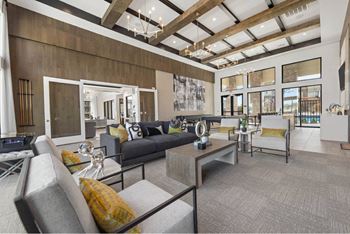 Clubhouse lobby area