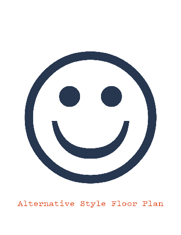 Floor plan for 2 beds, 2 baths, 1035 sqft