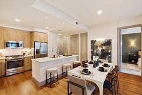Houston apartment for rent - a view of a store with mirrors on the floor