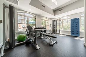 Charlotte apartment for rent - the gym at the flats at big tex apartments
