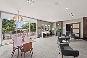 Austin apartment for rent - Clubroom Dining Area at 422 at the Lake, Austin Texas