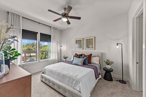 Austin apartment for rent - Bedroom With Ceiling Fan at 422 at the Lake, Austin, TX 78704