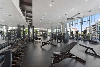 24-Hour fitness centers with state-of-the-art equipment