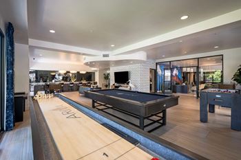 Game rooms with billiards