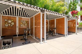 Outdoor fitness spaces
