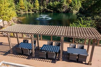 Relaxing picnic area