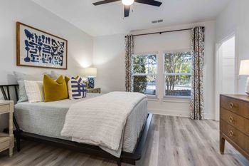 Wood-style flooring in select homes