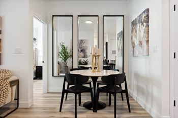 Dining room in select homes
