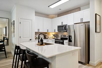 Stainless steel appliances in select homes