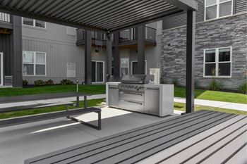 Grilling pavilion