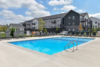 Sparkling swimming pool