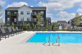 Sparkling swimming pool