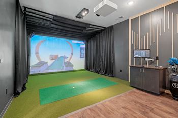 Multisport simulator room