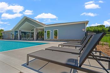 Sundeck with lounge chairs
