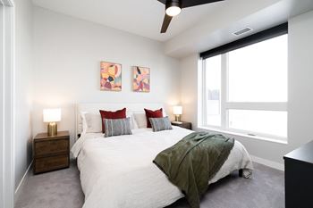 Carpeted bedrooms