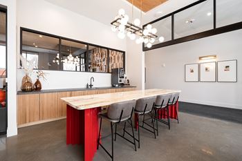 Complimentary coffee bar